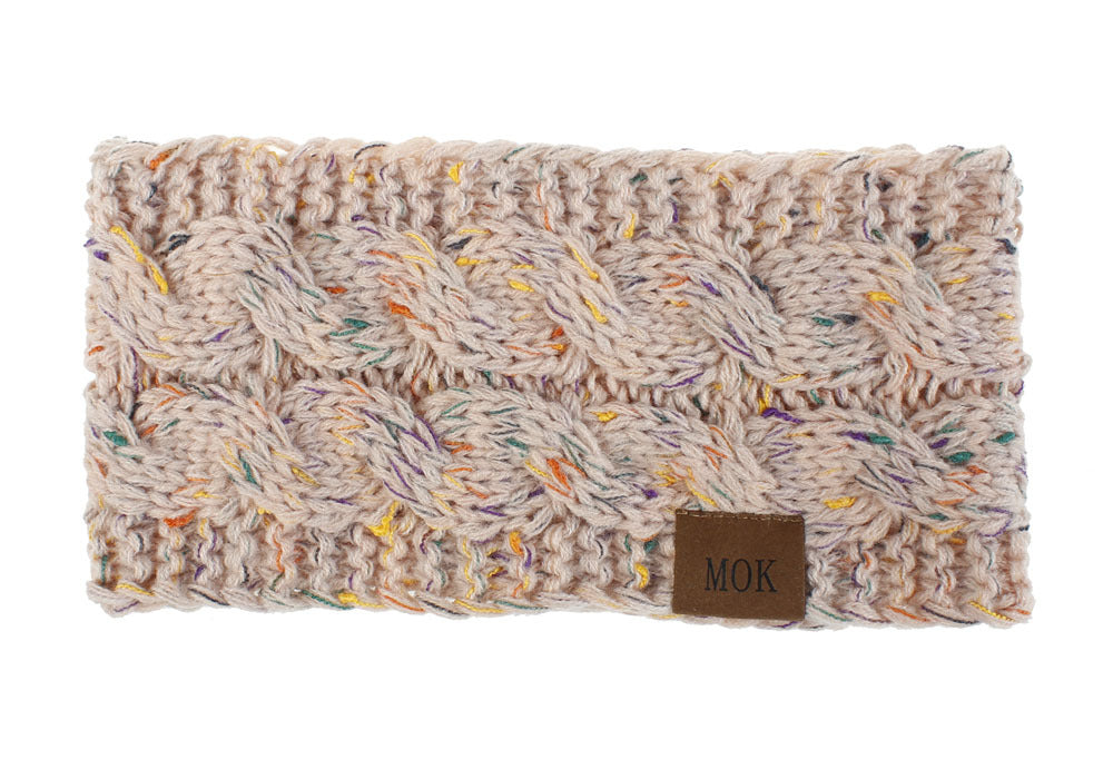 Colorful wool knitted headbands perfect gift for mothers, daughters and grandmothers