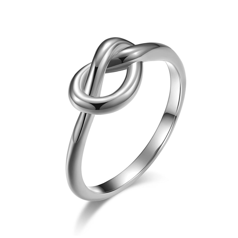 Simplistic but elegant knotted heart tail ring *perfect gift* / *4 colors*