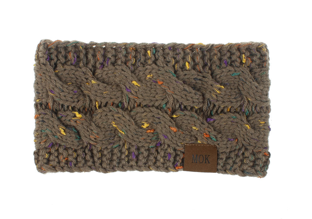 Colorful wool knitted headbands perfect gift for mothers, daughters and grandmothers