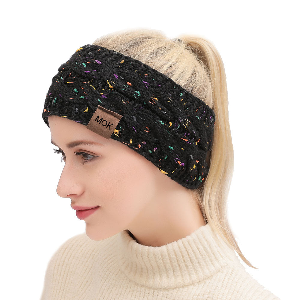 Colorful wool knitted headbands perfect gift for mothers, daughters and grandmothers