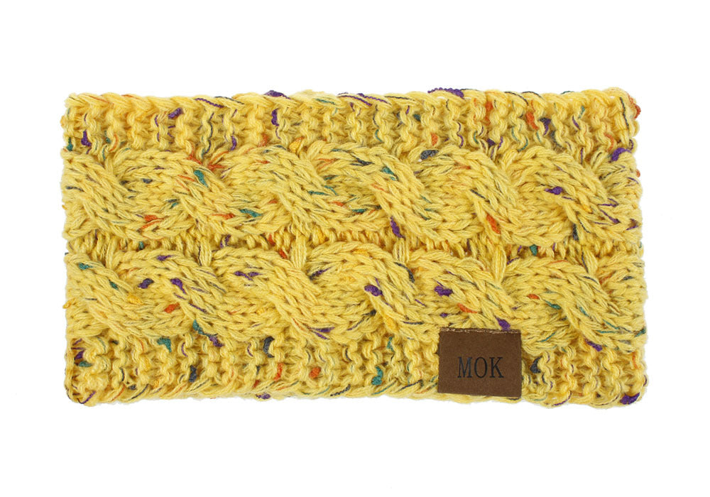 Colorful wool knitted headbands perfect gift for mothers, daughters and grandmothers