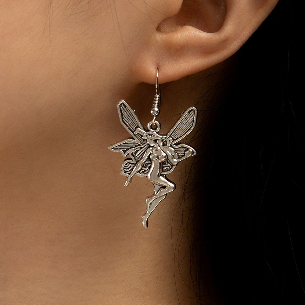 Unique style weird fashion pixie | fairy earrings
