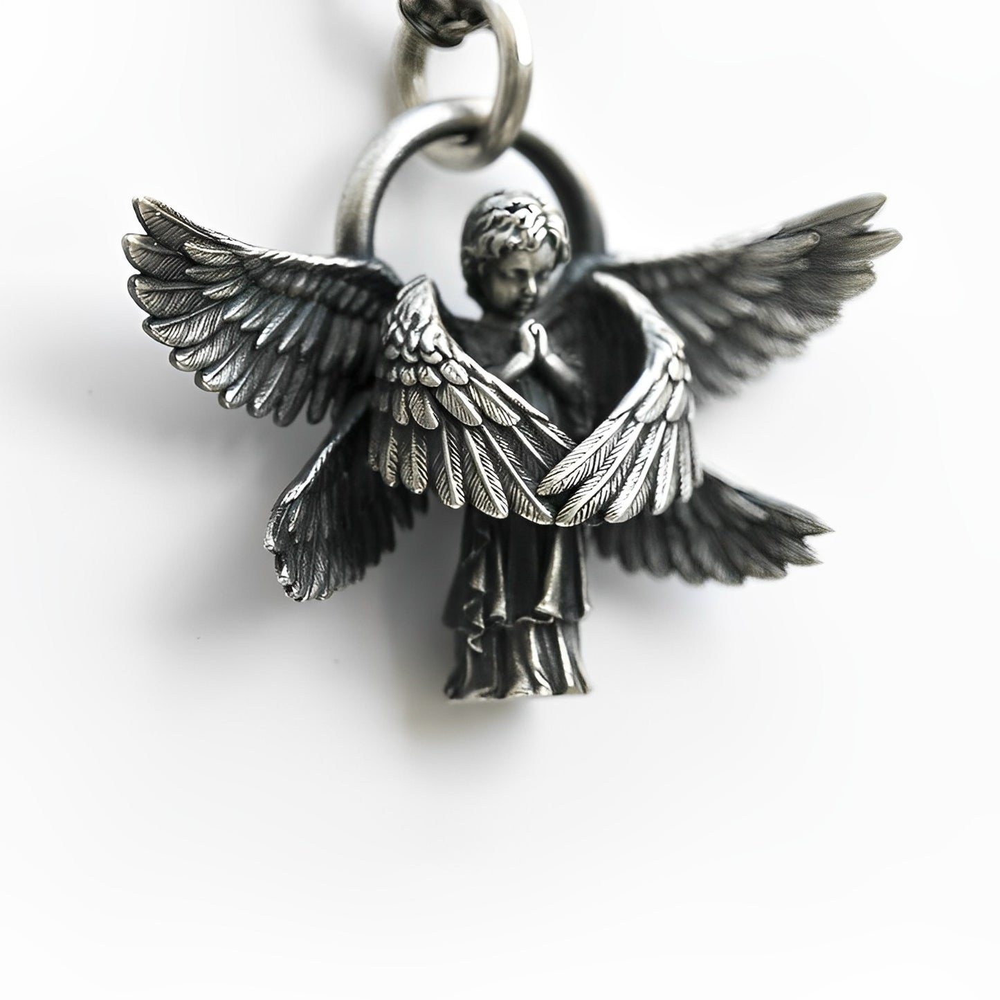 Classic High Quality Angel Prayer Unisex Pendant With Chain